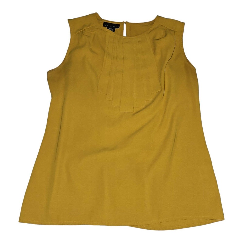 Apostrophe Top Small Women's Sleeveless Casual Workwear Blouse